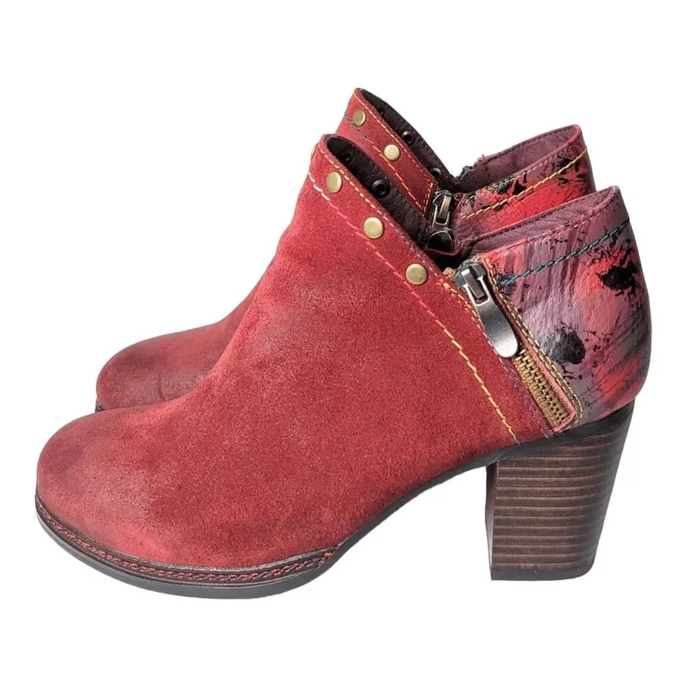L'ARTISTE BY SPRING STEP Sabrina Ankle Boot Size 40EUR/US9.5